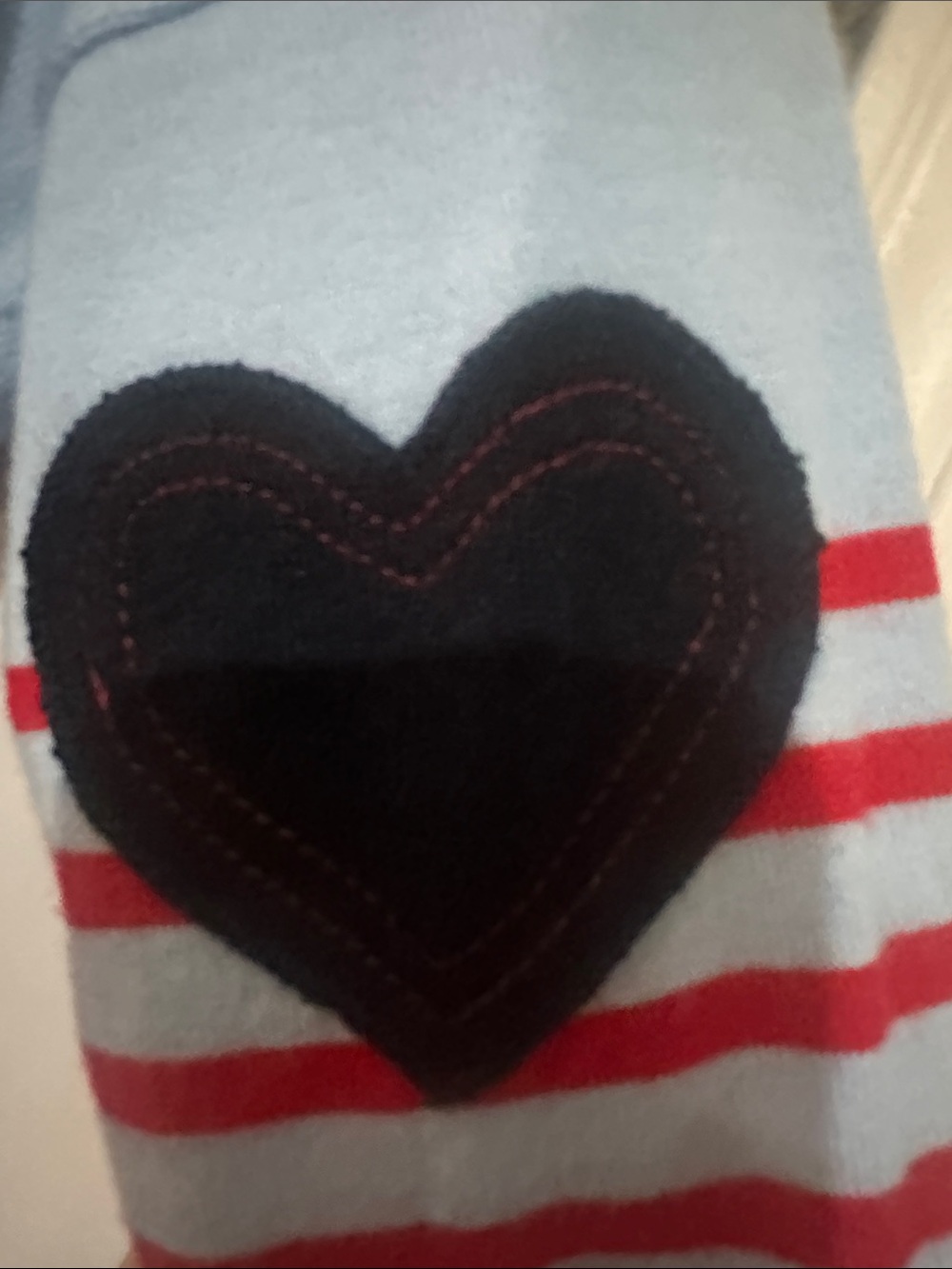 Mersea Blue Sweater with Red Stripes - Relaxed Fit - Picture 5 of 5